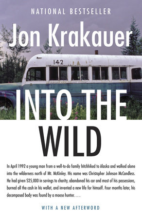 Book Cover: Into the Wild, by Jon Krakauer