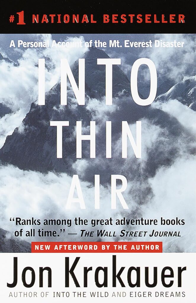 Book Cover: Into Thin Air, by Jon Krakauer